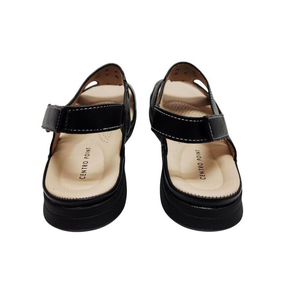 Centro Point Womens Leather Slingback Sandals With Box Size 8 - Picture 14 of 15